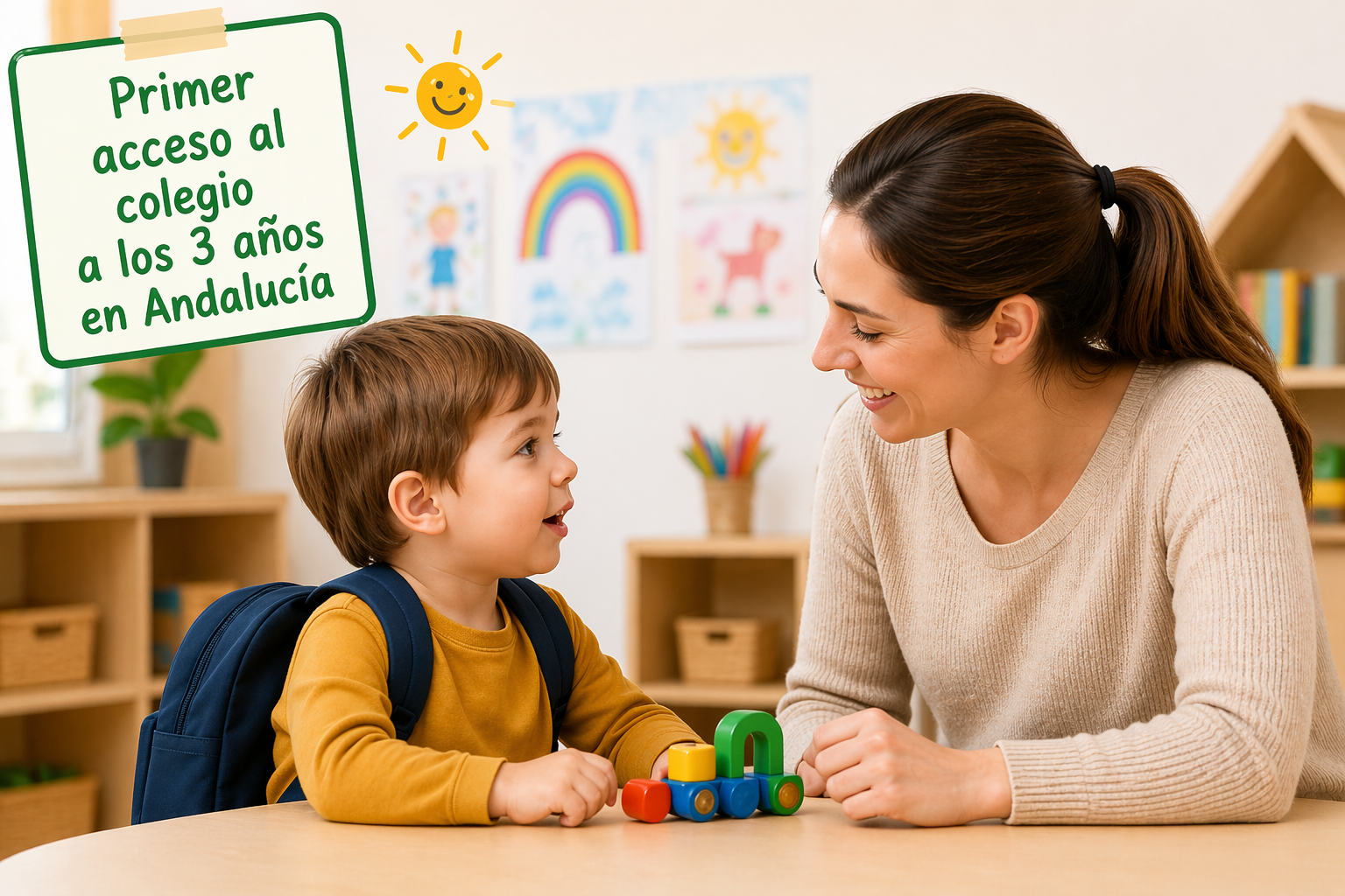 El primer acceso al colegio a los 3 años en Andalucía: detección temprana y atención a las necesidades educativas