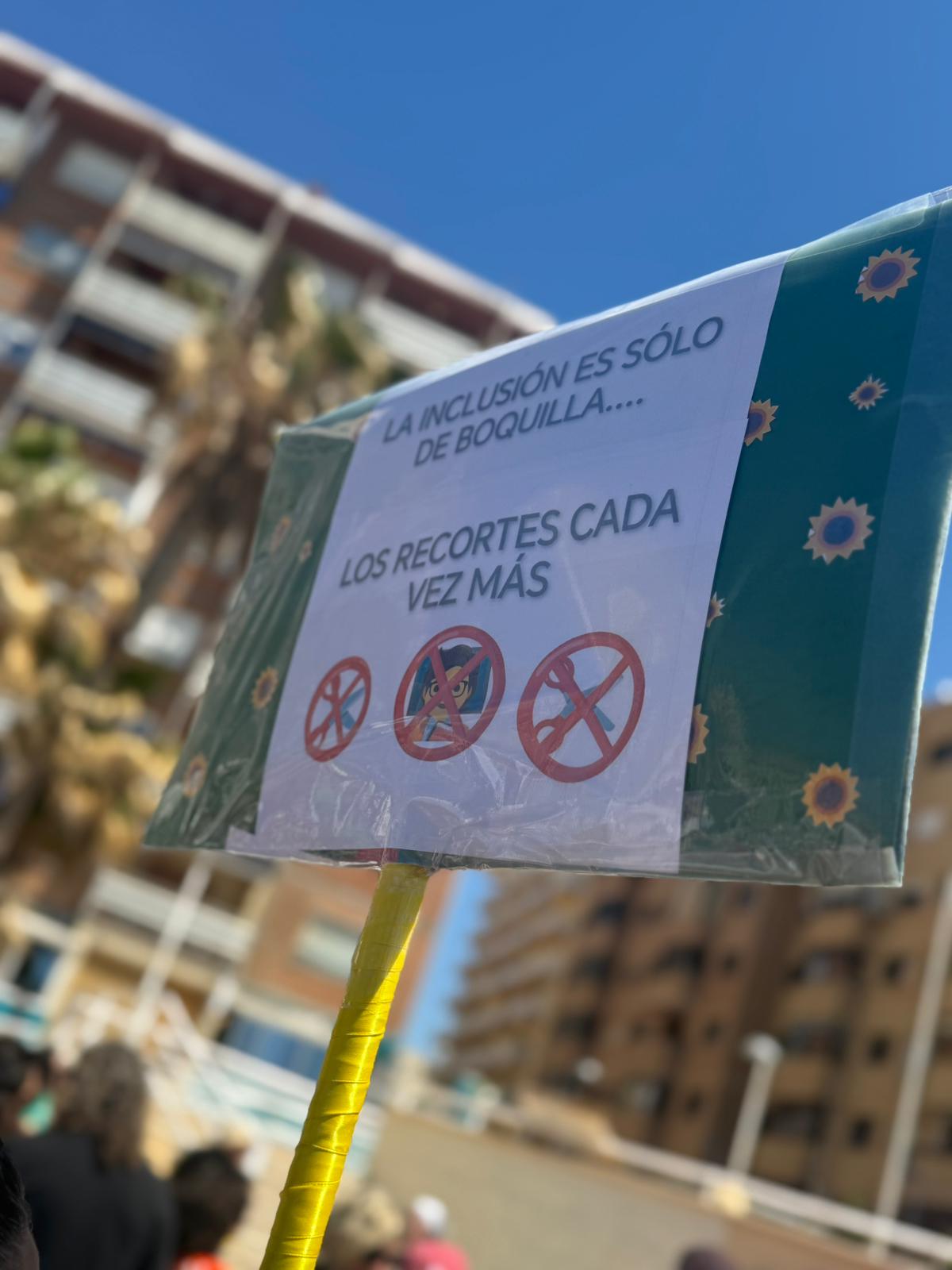 La comunidad educativa de Almería se moviliza por la educación inclusiva